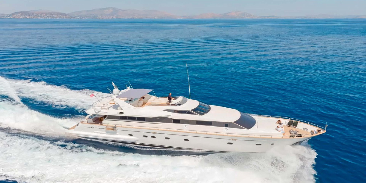 Аренда моторной яхты Falcon на Миконосе, Греция